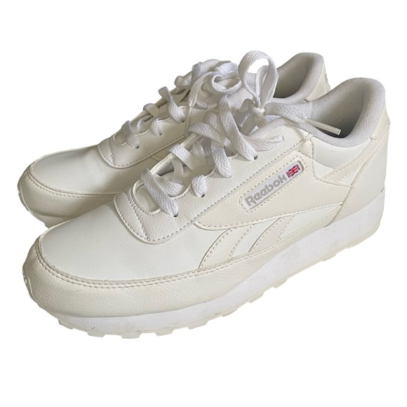 Reebok Classic Renaissance White Leather Sneakers Size 8 - Picture 3 of 8
